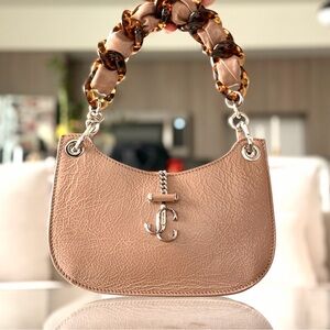 Jimmy Choo Patent Leather Varenne Handle Bag